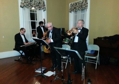 Evening music in the Claymont ballroom
