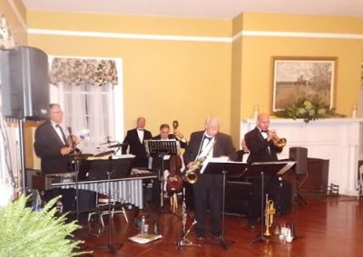 The Martinsburg Jazz Ochestra performed in the Claymont Ballroom