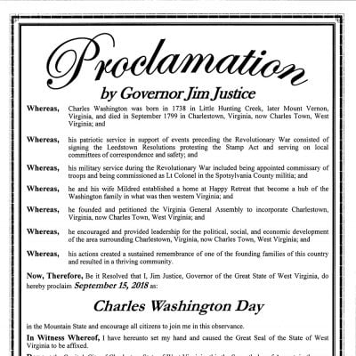 Charles Washington Day