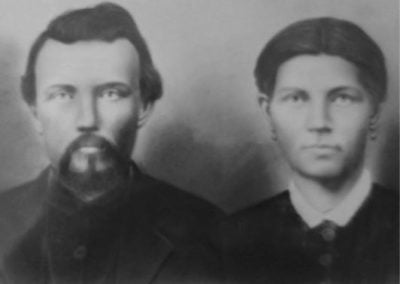 Francis Augustine Washington, Jr. and Lucy J. Walters in 1868 Francis A. Washington, Jr. is the son of Frances A. Washington, Sr. brother of Samuel Thornton.