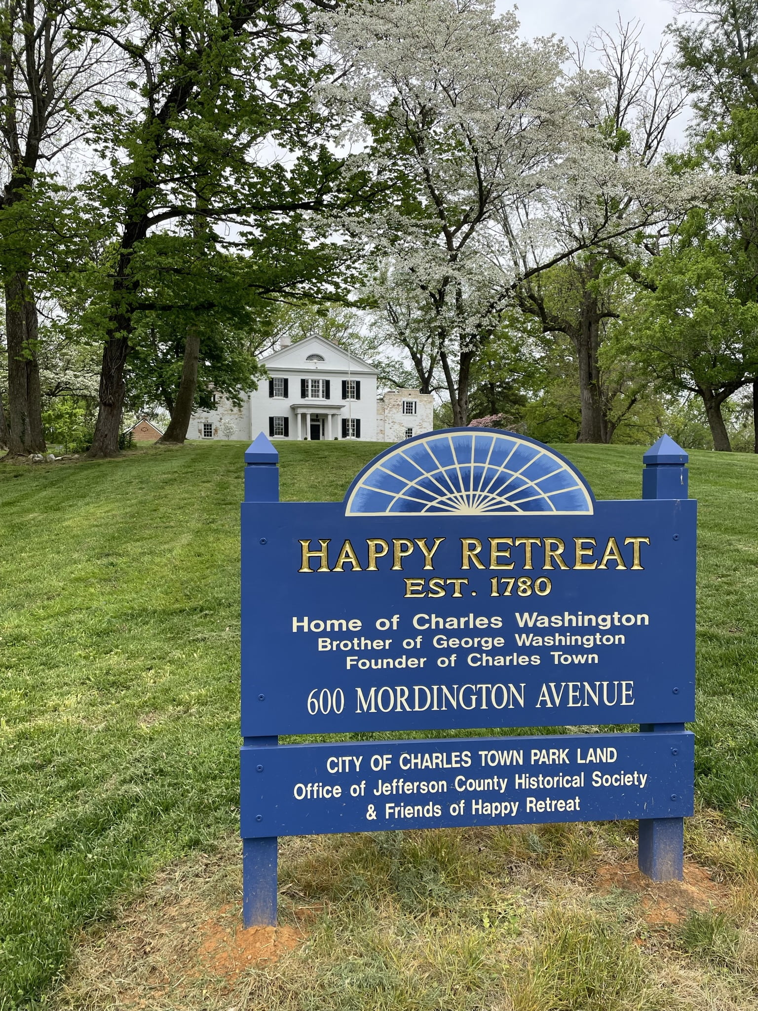 Happy Retreat Sign