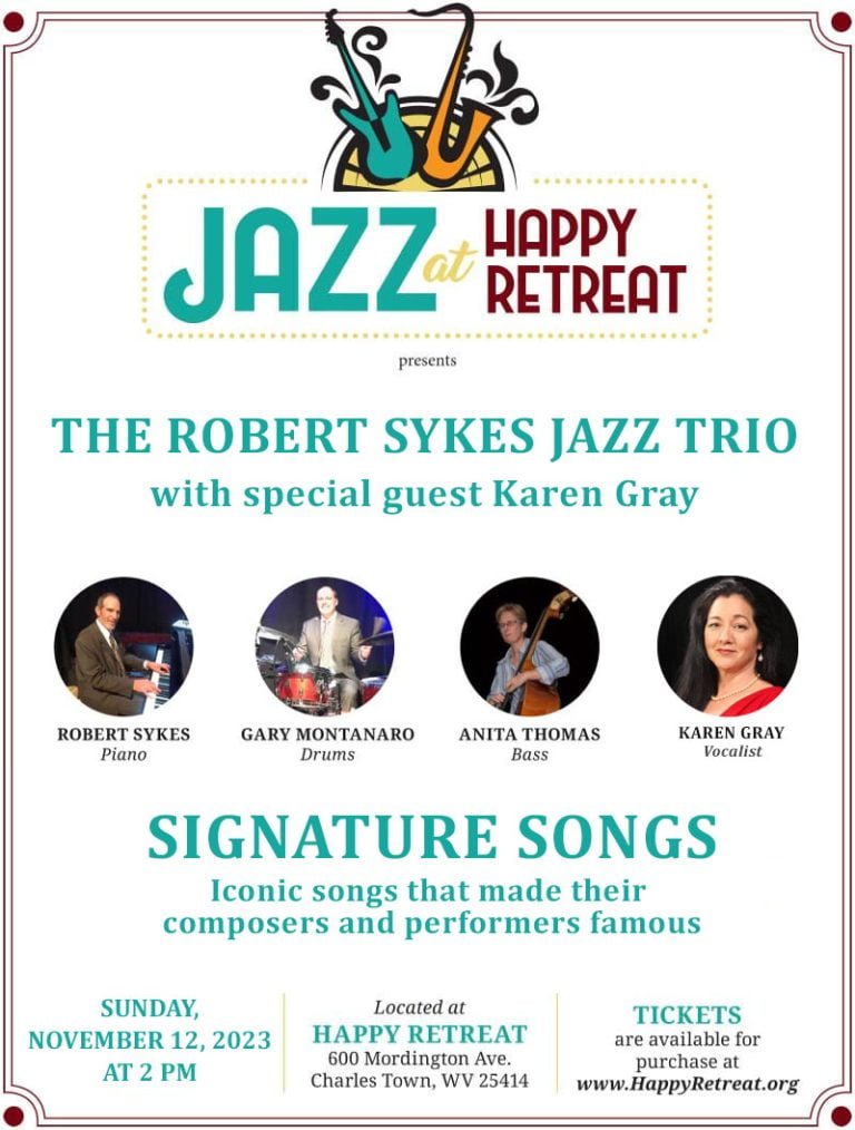 “Signature Songs” – The Robert Sykes Trio with special guest Karen Gray
