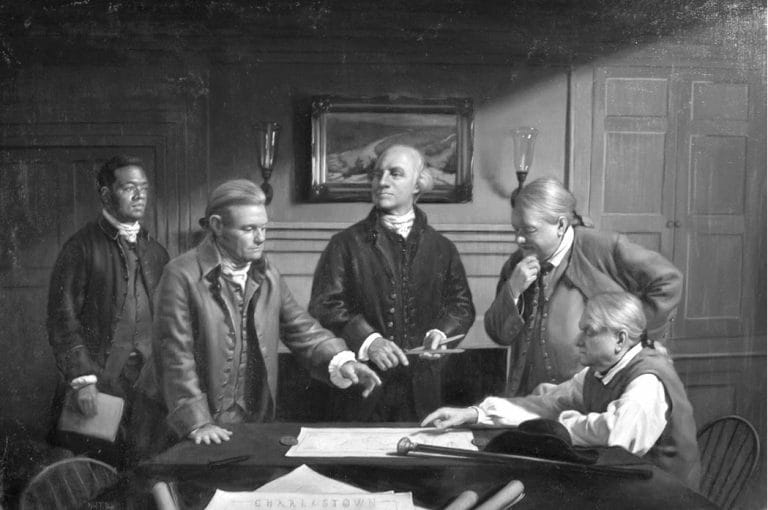 “Grand Idea” Historic Painting Depicting George Washington’s 1784 Visit to Happy Retreat