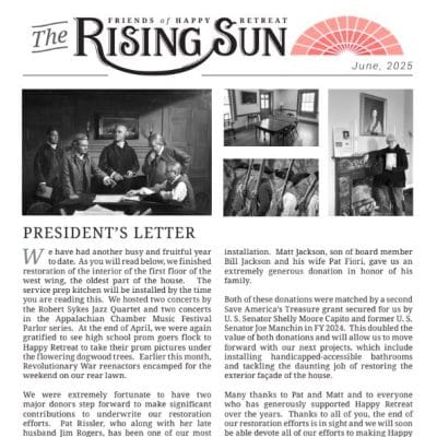 June 2025 Rising Sun Newsletter