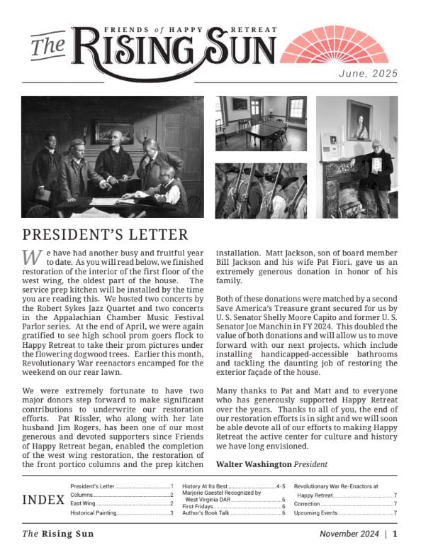 June 2025 Rising Sun Newsletter