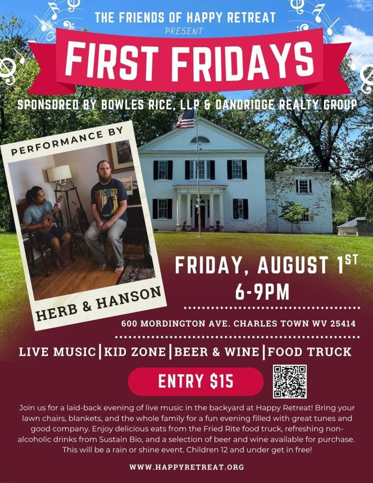 First Fridays Concert at Happy Retreat Featuring Herb & Hanson