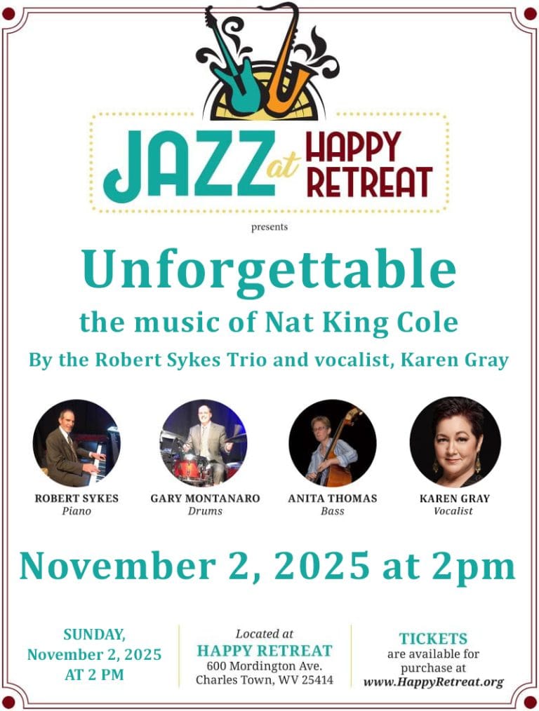 Unforgettable – the music of Nat King Cole By the Robert Sykes Trio and vocalist, Karen Gray