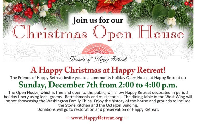 A Washington Christmas Open House