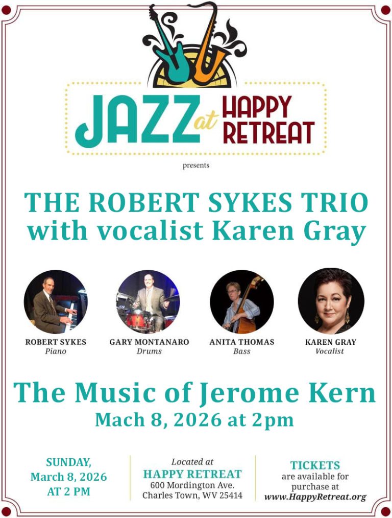 The Music of Jerome Kern by the Robert Sykes Trio and vocalist, Karen Gray