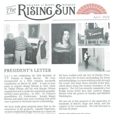 April 2026 Rising Sun Newsletter