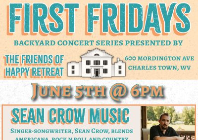 Event Poster: Sean Crow Music at Happy Retreat
